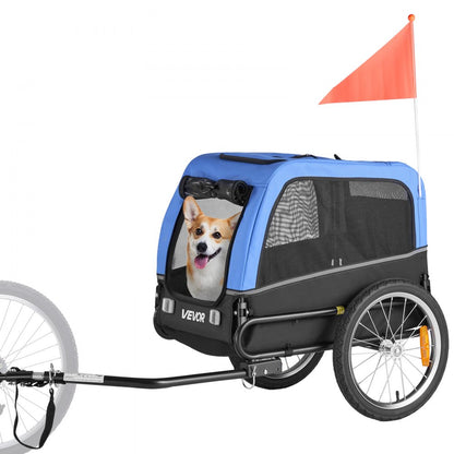 Dog Bike Trailer Pet Bicycle Trailer Cat Carrier 30 kg Water Resistant