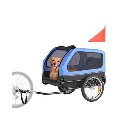 Dog Bike Trailer Pet Bicycle Trailer Cat Carrier 40 kg Water Resistant