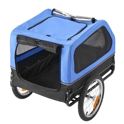 Dog Bike Trailer Pet Bicycle Trailer Cat Carrier 40 kg Water Resistant