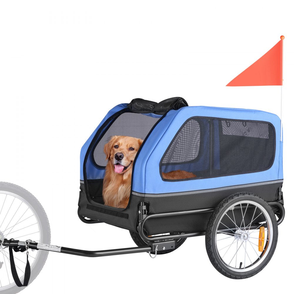 Dog Bike Trailer Pet Bicycle Trailer Cat Carrier 40 kg Water Resistant