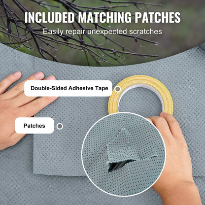 Heavy-Duty Camper Cover for 6.1-6.7m RVs, Waterproof & Windproof Protection