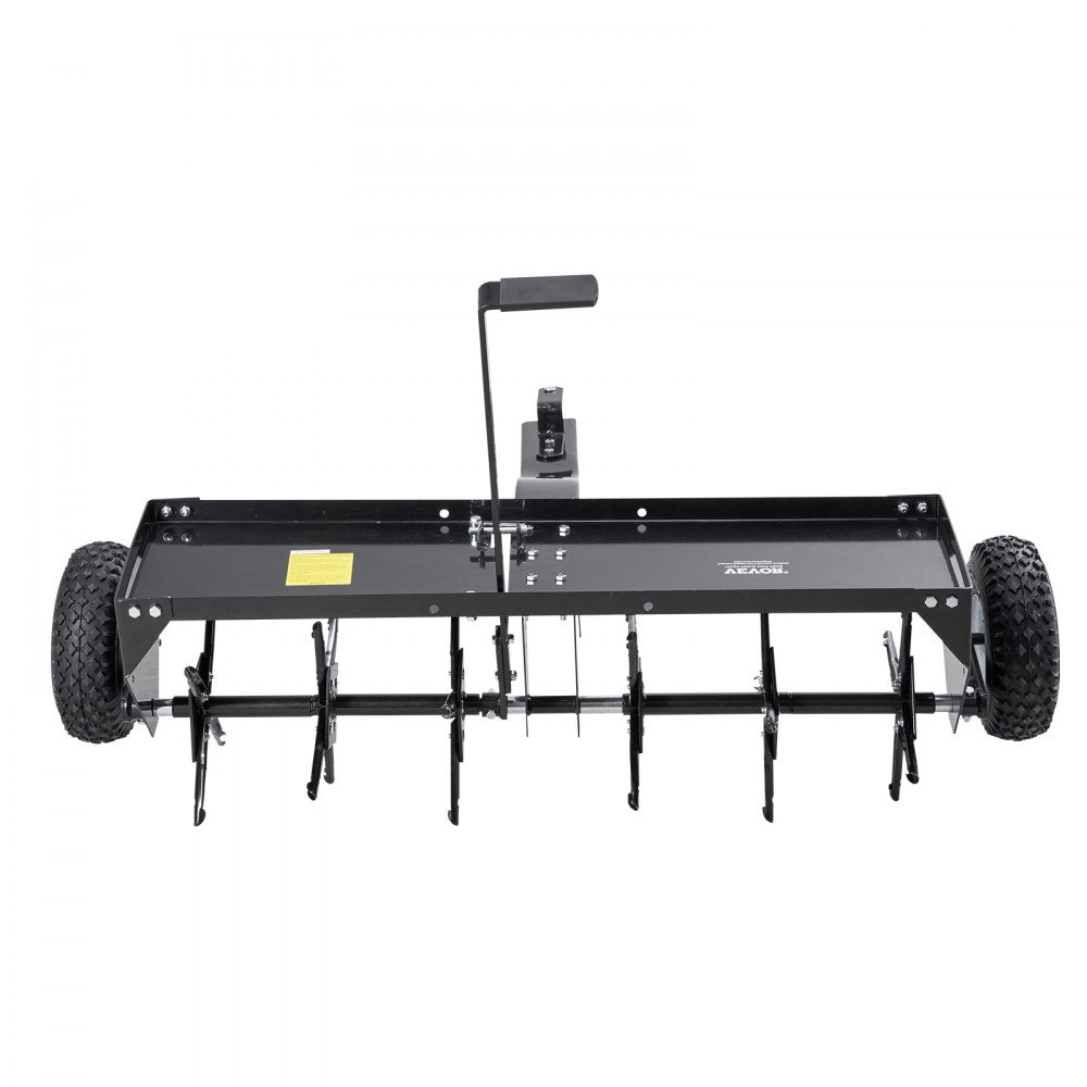 VEVOR 101.6 cm Tow Behind Plug Aerator with Universal Hitch Pull Behind Aerator