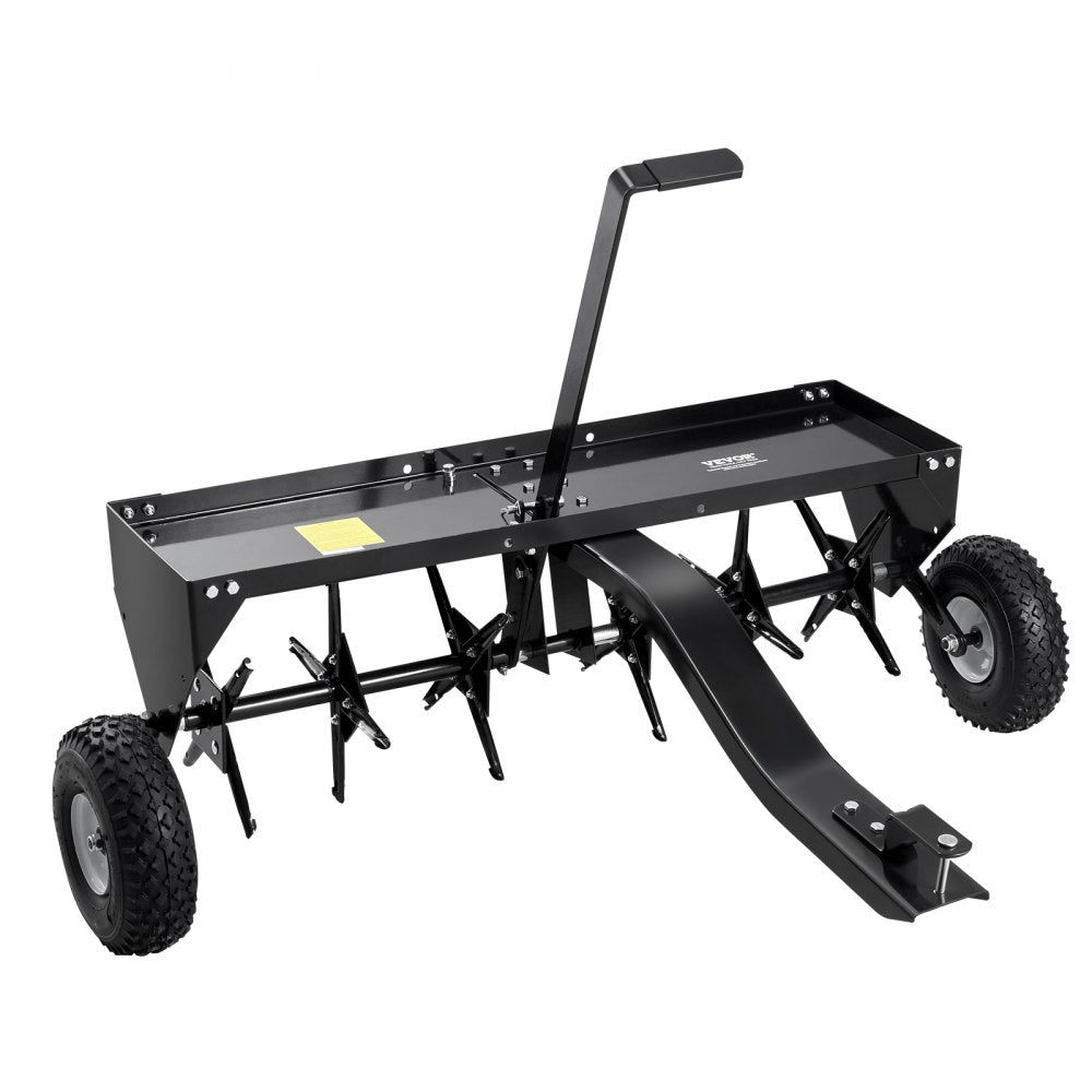 VEVOR 101.6 cm Tow Behind Plug Aerator with Universal Hitch Pull Behind Aerator