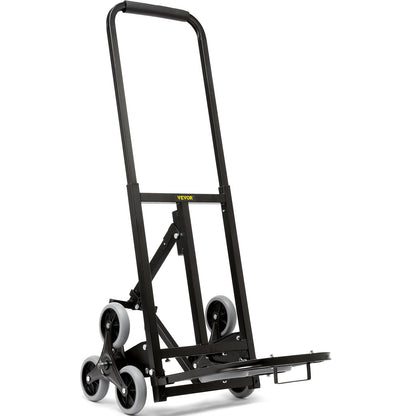 VEVOR Stair Climbing Cart, Heavy-Duty Hand Truck Dolly 170 kg Load Capacity, Foldable