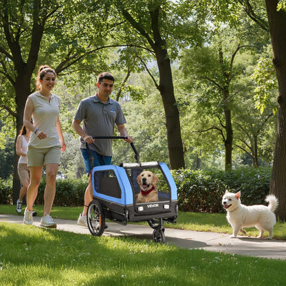 Dog Bike Trailer Pet Bicycle Trailer & Stroller 40 kg Water Resistant