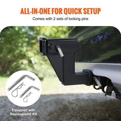 Trailer Hitch Riser with 0.15m Rise/Drop, 7m & 9m Extension, 1814kg Capacity