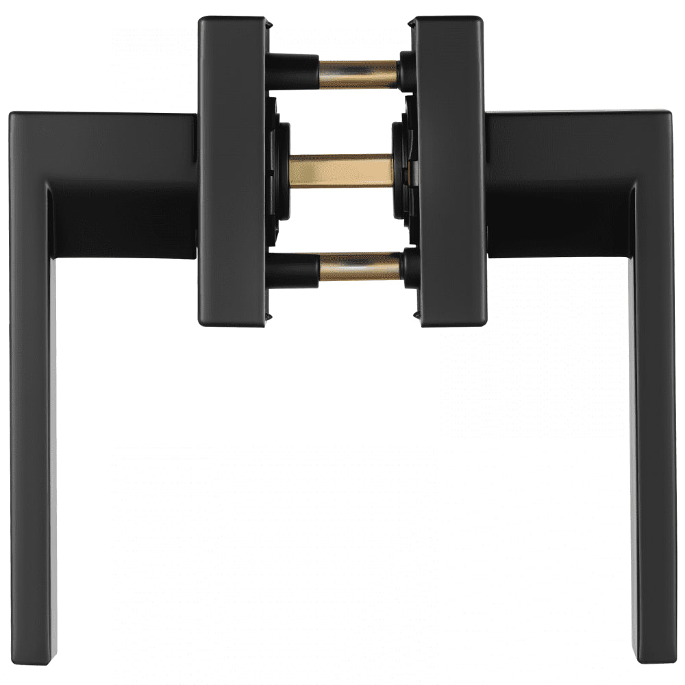 Passage Door Handle 6 Pack Matte Black Door Lever Interior Reversible Lever