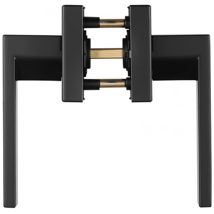 Passage Door Handle 6 Pack Matte Black Door Lever Interior Reversible Lever