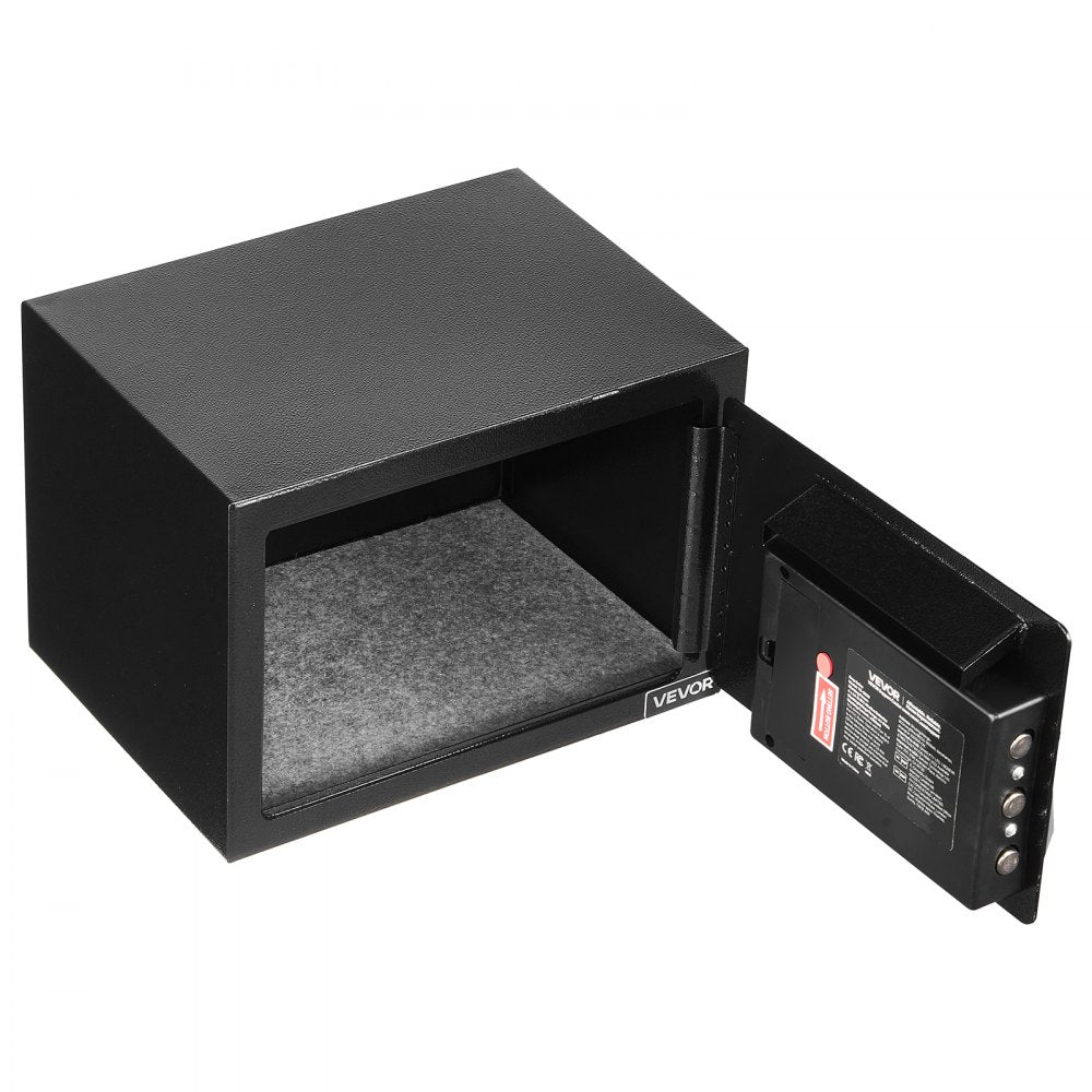0.6 Cubic Feet Drop Safe with a Front Lock Slot Password & Turn Knob Black