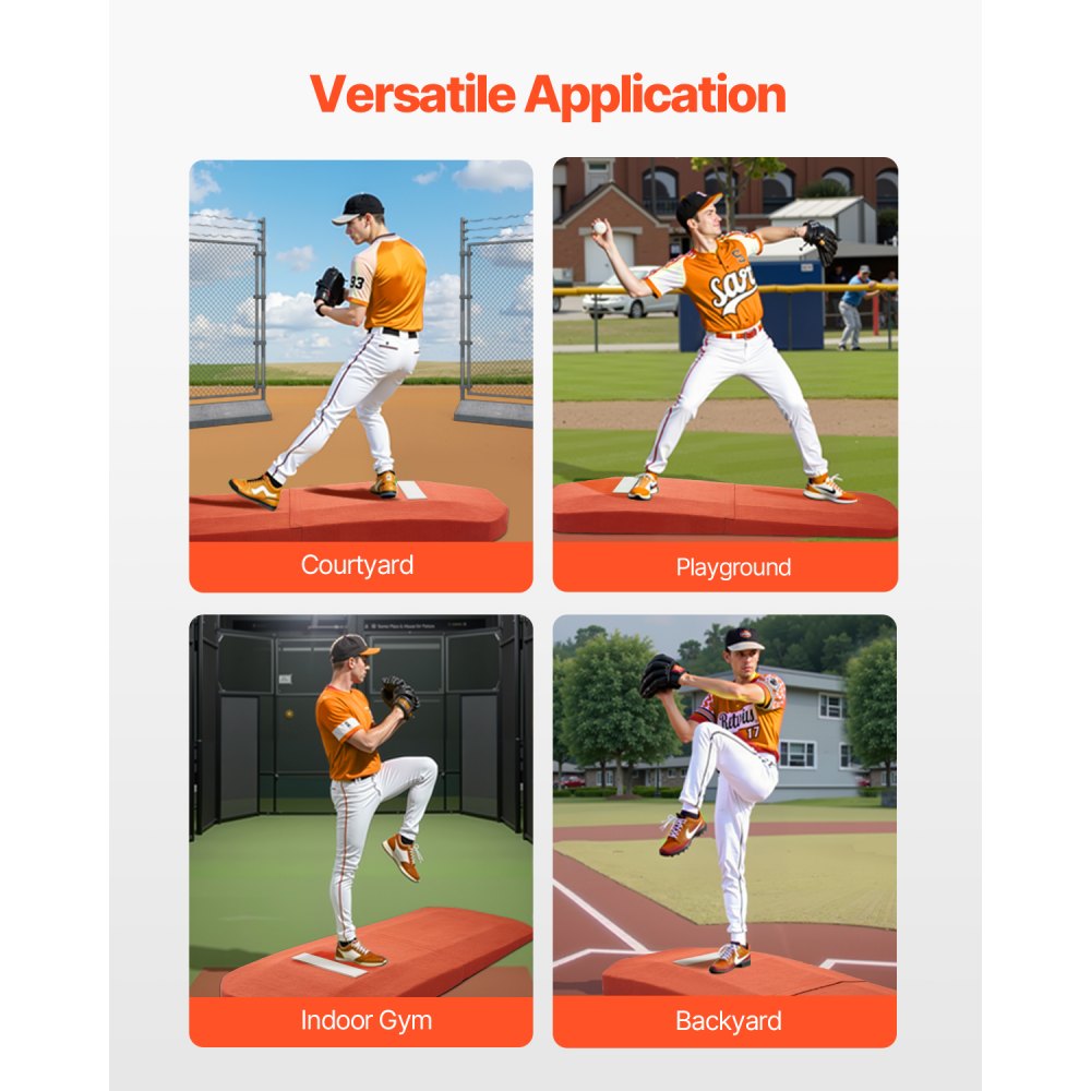 VEVOR 127 in Pitching Mound Portable Pitcher Mound Baseball Softball Training