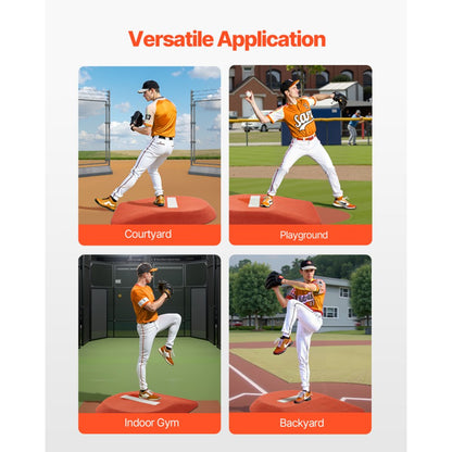 VEVOR 42 in Pitching Mound Portable Pitcher Mound Baseball Softball Training