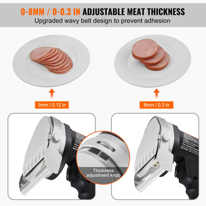 VEVOR Electric Shawarma Knife, 80W Professional Turkish Kebab Knife, Commercial