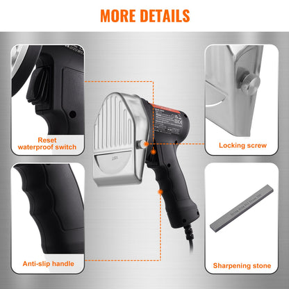 VEVOR Electric Shawarma Knife, 80W Professional Turkish Kebab Knife, Commercial
