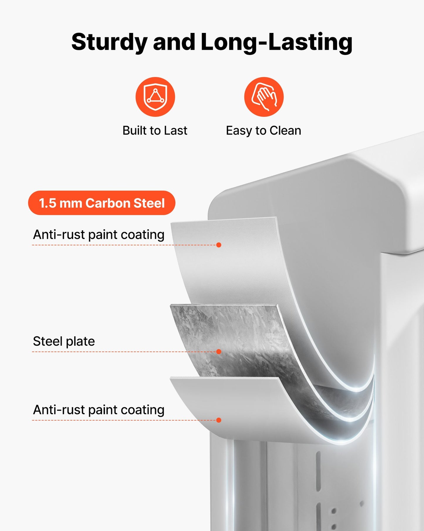 Outdoor Electrical Box, Cold-Rolled Steel, Electrical Junction Box with Thermostat and Fan, Rain Hood, Ventilated Design, IP65 Waterproof Hinged Enclosure, Wall/Pole Mounted, 600 x 400 x 300 mm