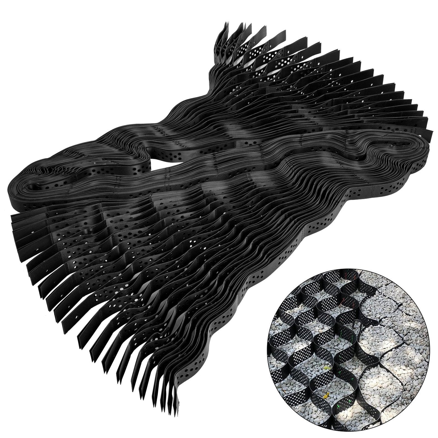Reinforced HDPE Geo Cell Grid, 2.7x5.2m, High Strength, Versatile Use
