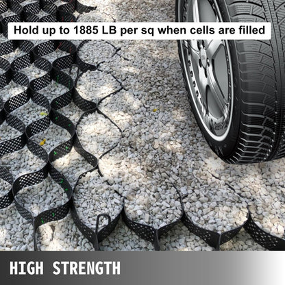 Reinforced HDPE Geo Cell Grid, 2.7x5.2m, High Strength, Versatile Use