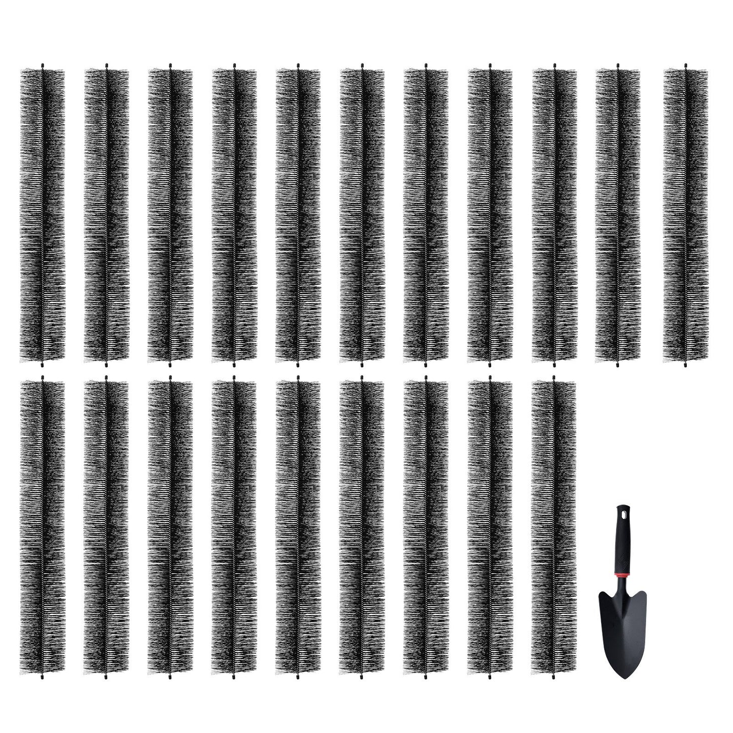 VEVOR Gutter Brush, 60 Feet Total Length 5.25 inch Diameter Gutter Cleaning Tools,