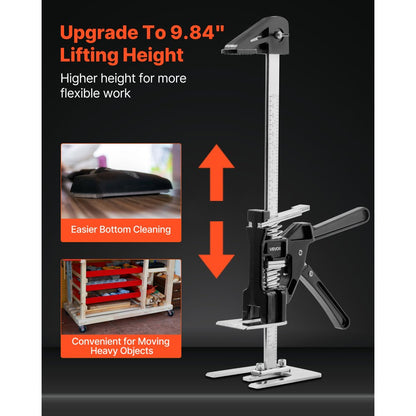 VEVOR Labor Saving Arm Jack 2 PCS 150kg Bearing Capacity Lifting to 250mm Black