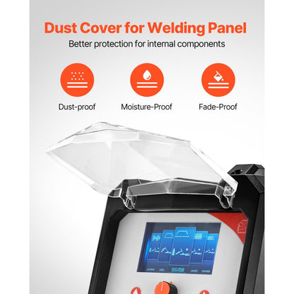 VEVOR 200A TIG Welder 6-In-1 AC/DC Welding Machine Pulse Spot MMA Stick IGBT LED