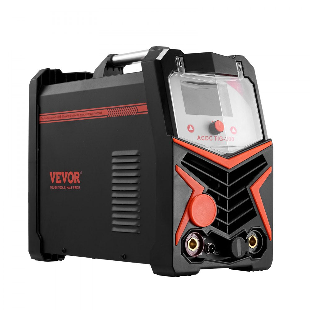VEVOR 200A TIG Welder 6-In-1 AC/DC Welding Machine Pulse Spot MMA Stick IGBT LED