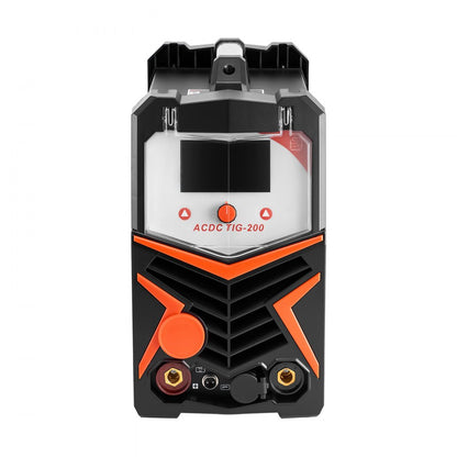VEVOR 200A TIG Welder 6-In-1 AC/DC Welding Machine Pulse Spot MMA Stick IGBT LED