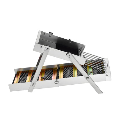Highbanker Gold Panning Kit, 1270 mm 3-in-1 Folding High Banker Gold Sluice Box, 26 PCS Portable Mining Equipment Prospecting Kit with Gold Pans, Classifier Screen, Magnet, Backpack, Accessories
