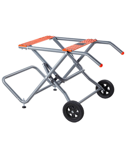 VEVOR Portable Table Saw Stand with Wheels 158.76 kg Load Capacity Rolling