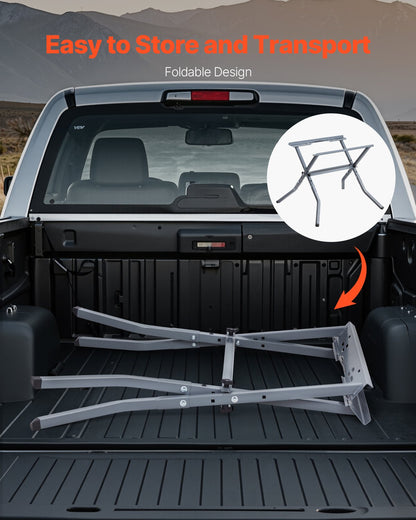 VEVOR Table Saw Folding Stand 158.76 kg Load Capacity Portable Table Saw Stand