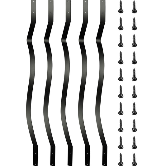 VEVOR Deck Balusters, 51 Pack Metal Deck Spindles, 32.25\"x1\" Staircase Baluster