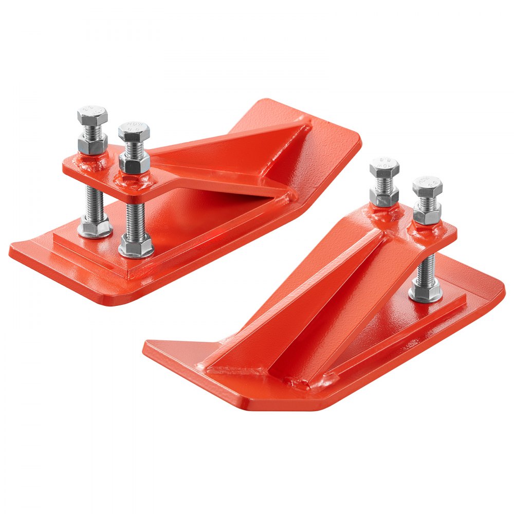 Tractor Bucket Protector, 2PCS Heavy Duty Steel Bucket Edge Protectors, Edge Tamer Anti-Skid Device with Double Hexagon 