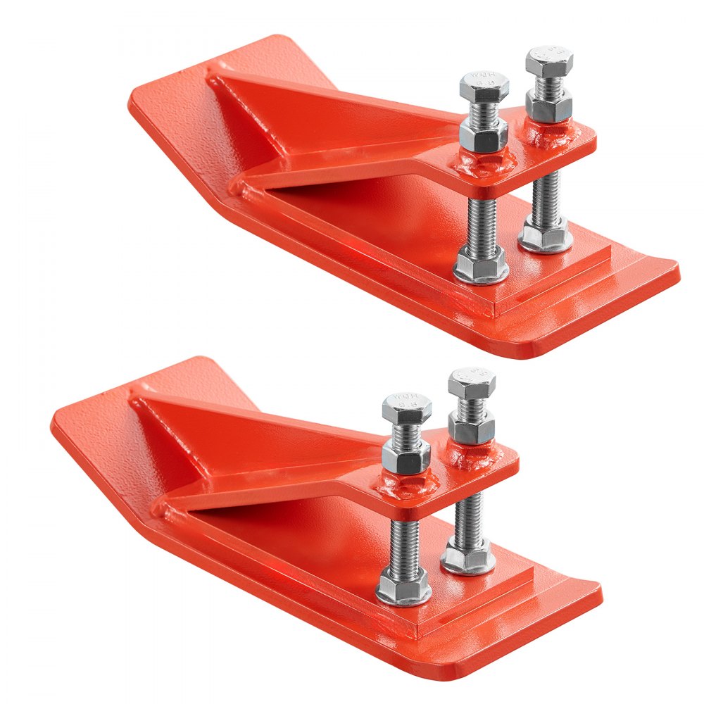 Tractor Bucket Protector, 2PCS Heavy Duty Steel Bucket Edge Protectors, Edge Tamer Anti-Skid Device with Double Hexagon 
