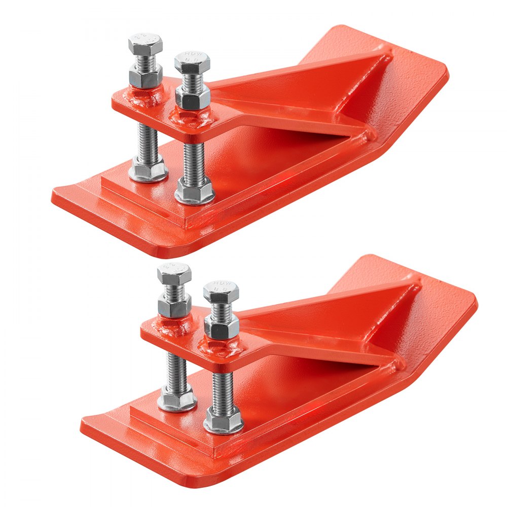 Tractor Bucket Protector, 2PCS Heavy Duty Steel Bucket Edge Protectors, Edge Tamer Anti-Skid Device with Double Hexagon 