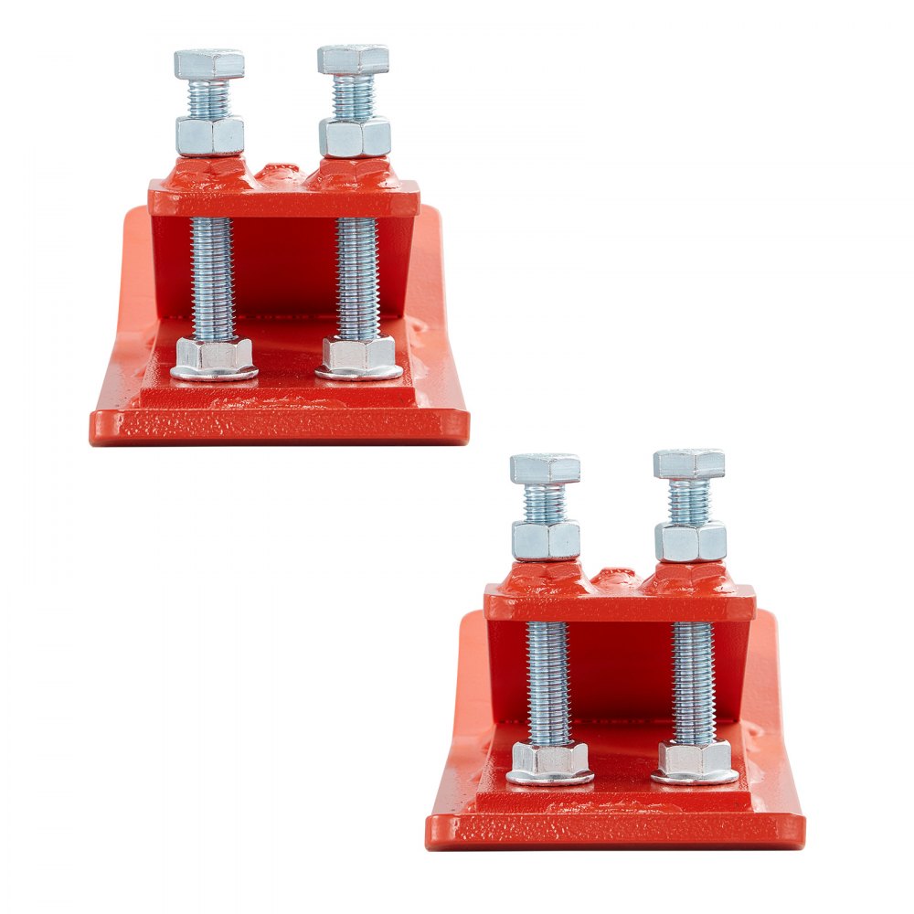 Tractor Bucket Protector, 2PCS Heavy Duty Steel Bucket Edge Protectors, Edge Tamer Anti-Skid Device with Double Hexagon 