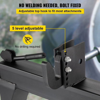 VEVOR 3-Point Quick Hitch, 1360 kg Lifting Capacity Tractor Quick Hitch, 70 cm Between