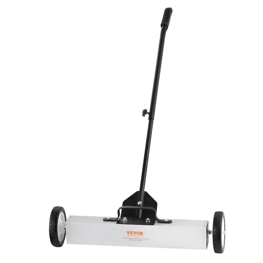 VEVOR 22.6 kg Rolling Magnetic Sweeper with Wheels, Push-Type Magnetic Pick Up Sweeper,