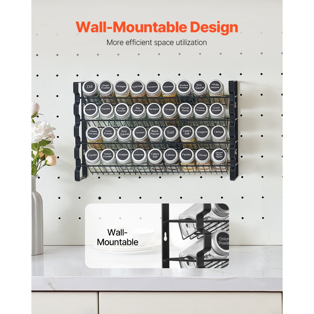 VEVOR Spice Rack Organizer for Cabinet Kitchen Seasoning Organizer 18x11 in