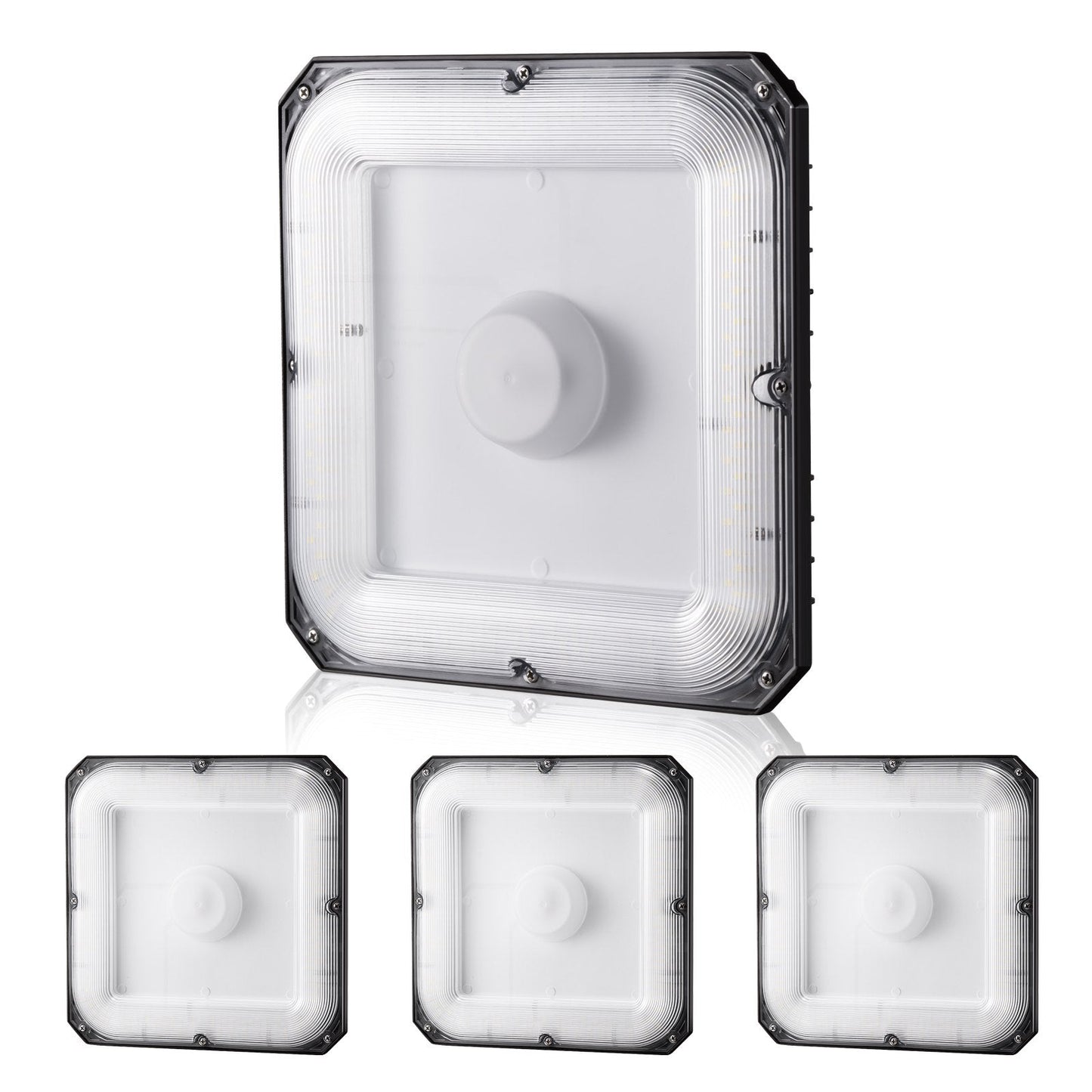 4 Pack 80W LED Canopy Lights, 8800LM, 5000K, IP65 Waterproof, Outdoor Use
