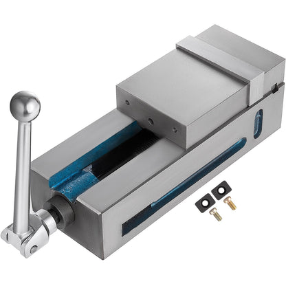 Precision 100mm Bench Vise, Cast Iron, 19KN Clamping, 10.4 kg Weight