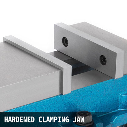 Precision Milling Vise with 125mm Jaw Width and 360° Swivel Base