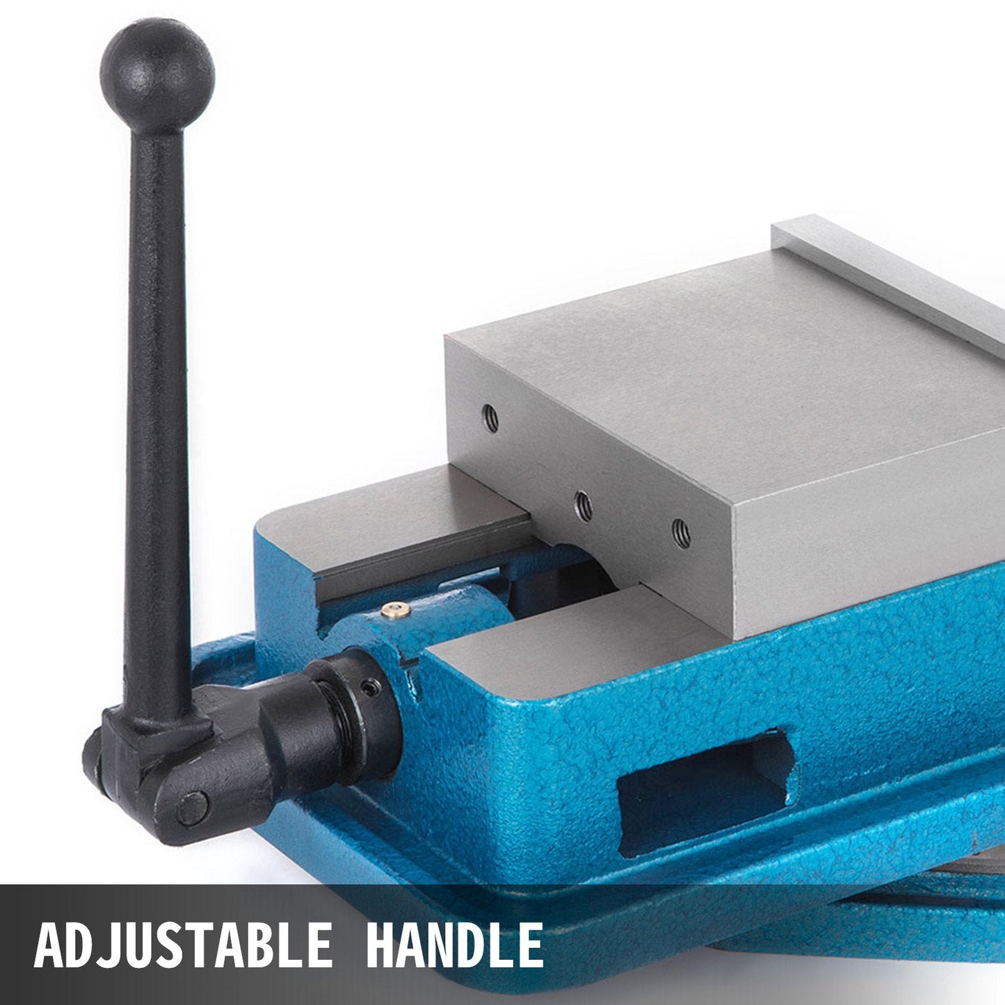 Precision Milling Vise with 125mm Jaw Width and 360° Swivel Base
