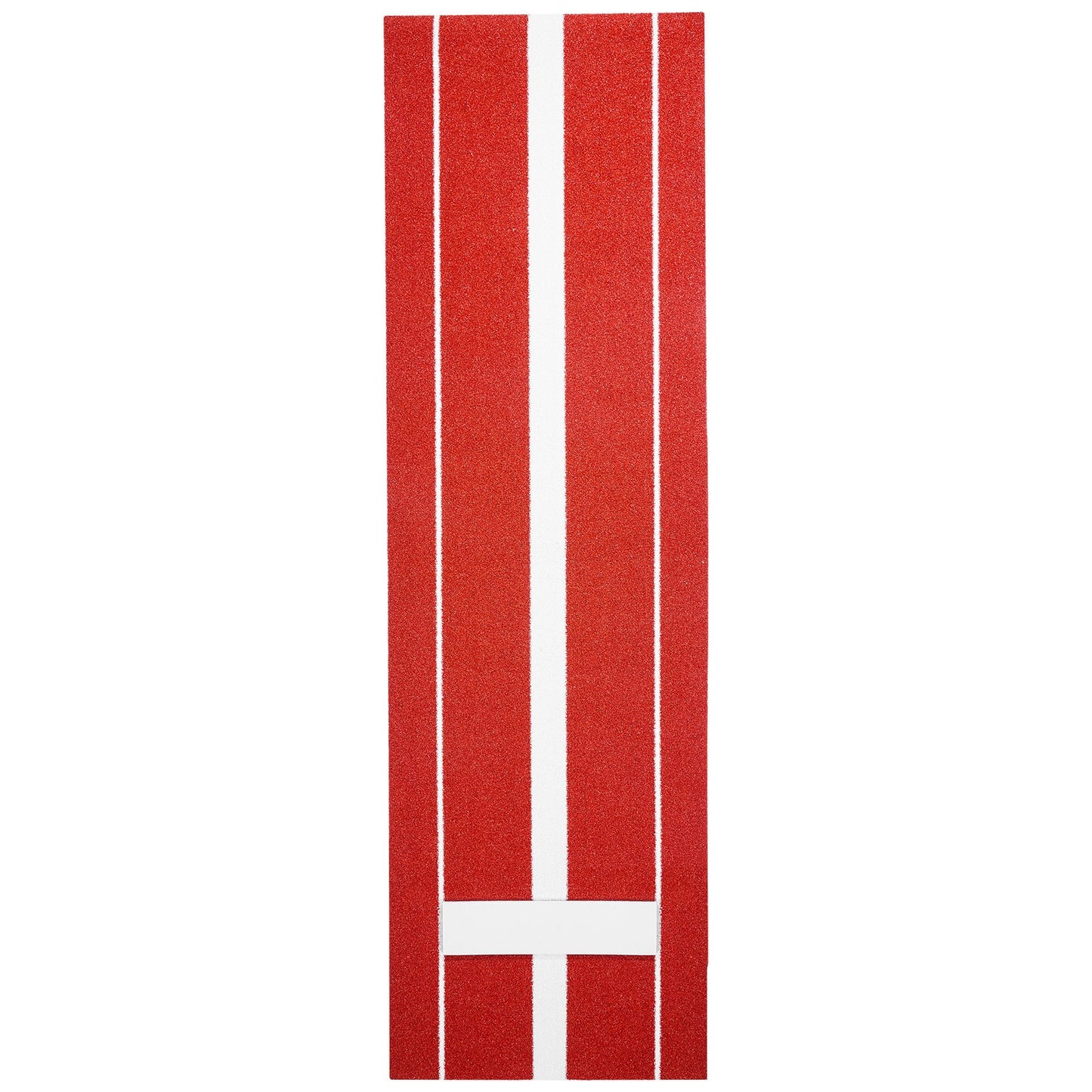 Softball Pitching Mat, 305x92cm Baseball Pitching Rubber Mound, Antifade Turf and Antislip Foam Backing Portable Training Aid, Fastpitch Equipment for Pitchers Indoor Outdoor Practice, Red