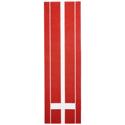 Softball Pitching Mat, 305x92cm Baseball Pitching Rubber Mound, Antifade Turf and Antislip Foam Backing Portable Training Aid, Fastpitch Equipment for Pitchers Indoor Outdoor Practice, Red