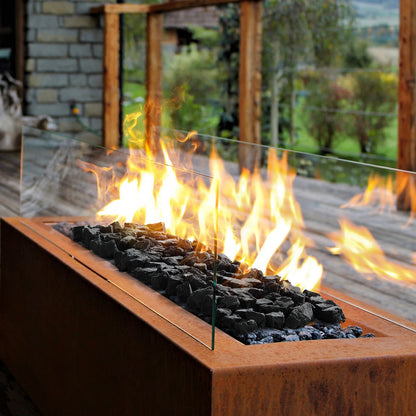 Lava Rocks, 20.32-30.48 mm Fire Stones Lava Rocks For Fire Pit, Reusable Fire Pit Stones Indoor and Outdoor Use, Decorative Firepit Stone for Propane/Gas Fireplace,Stove,Courtyard,Camping