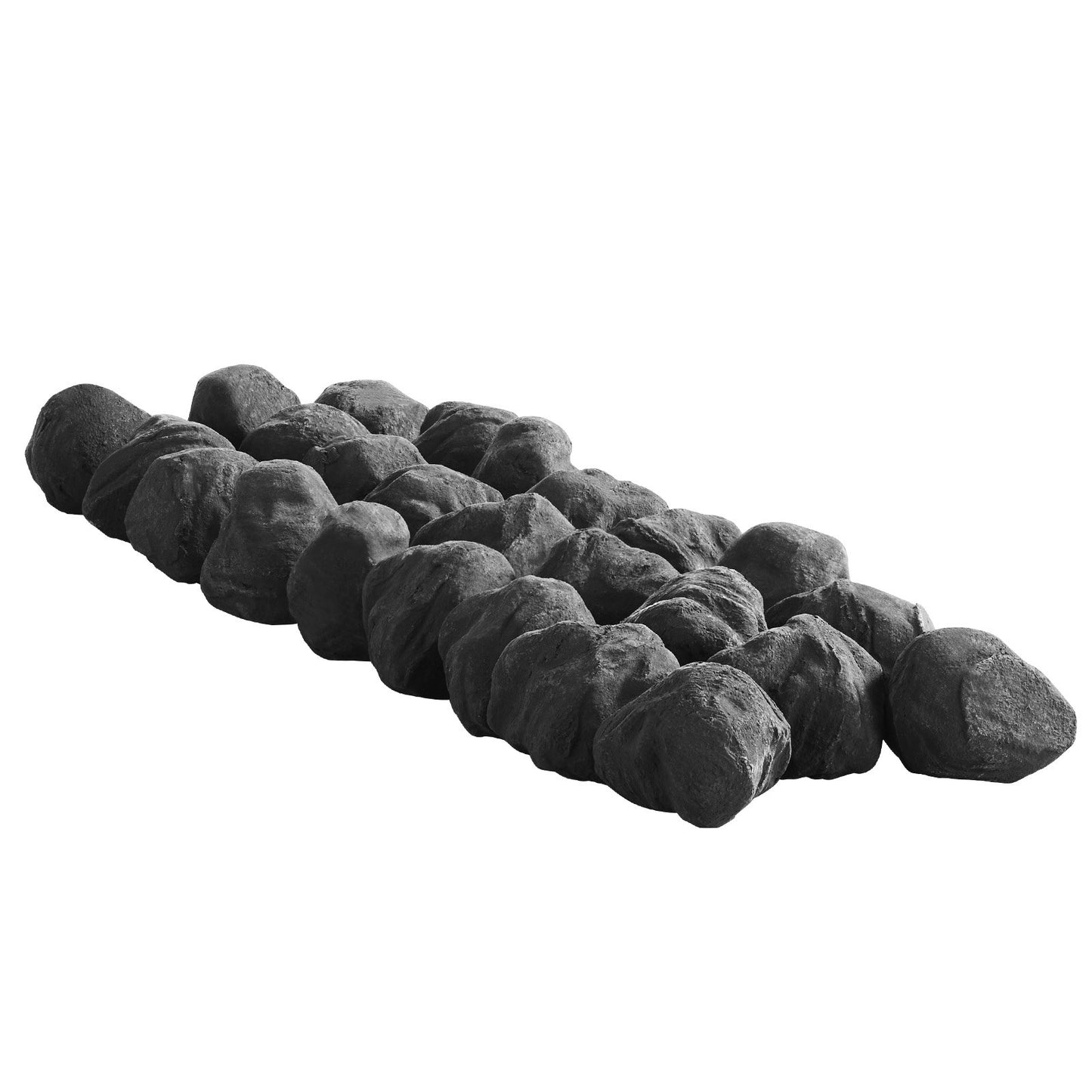 Lava Rocks, 30.48-50.8 mm 25 Pcs Fire Stones Lava Rocks For Fire Pit, Reusable Fire Pit Stones Indoor & Outdoor Use,Decorative Firepit Stone for Propane/Gas Fireplace,Stove, Courtyard,Camping