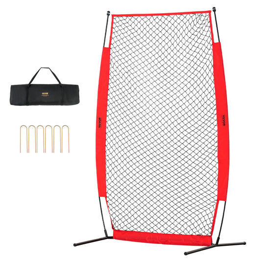 VEVOR I Screen Baseball for Batting Cage, 7x4 ft Baseball & Softball Safety Screen,