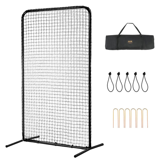 VEVOR I Screen Baseball for Batting Cage, 7x4 ft Baseball Softball Safety Screen,