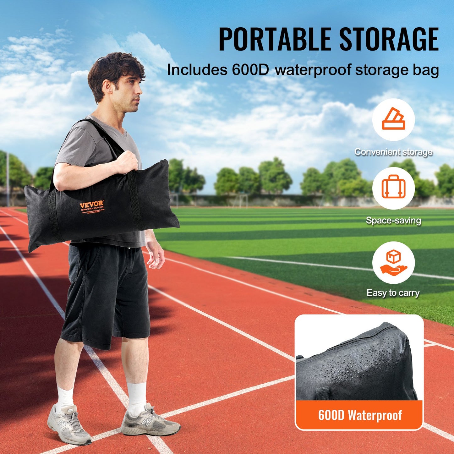 VEVOR L Screen Baseball for Batting Cage, 7x7 ft Baseball & Softball Safety Screen,