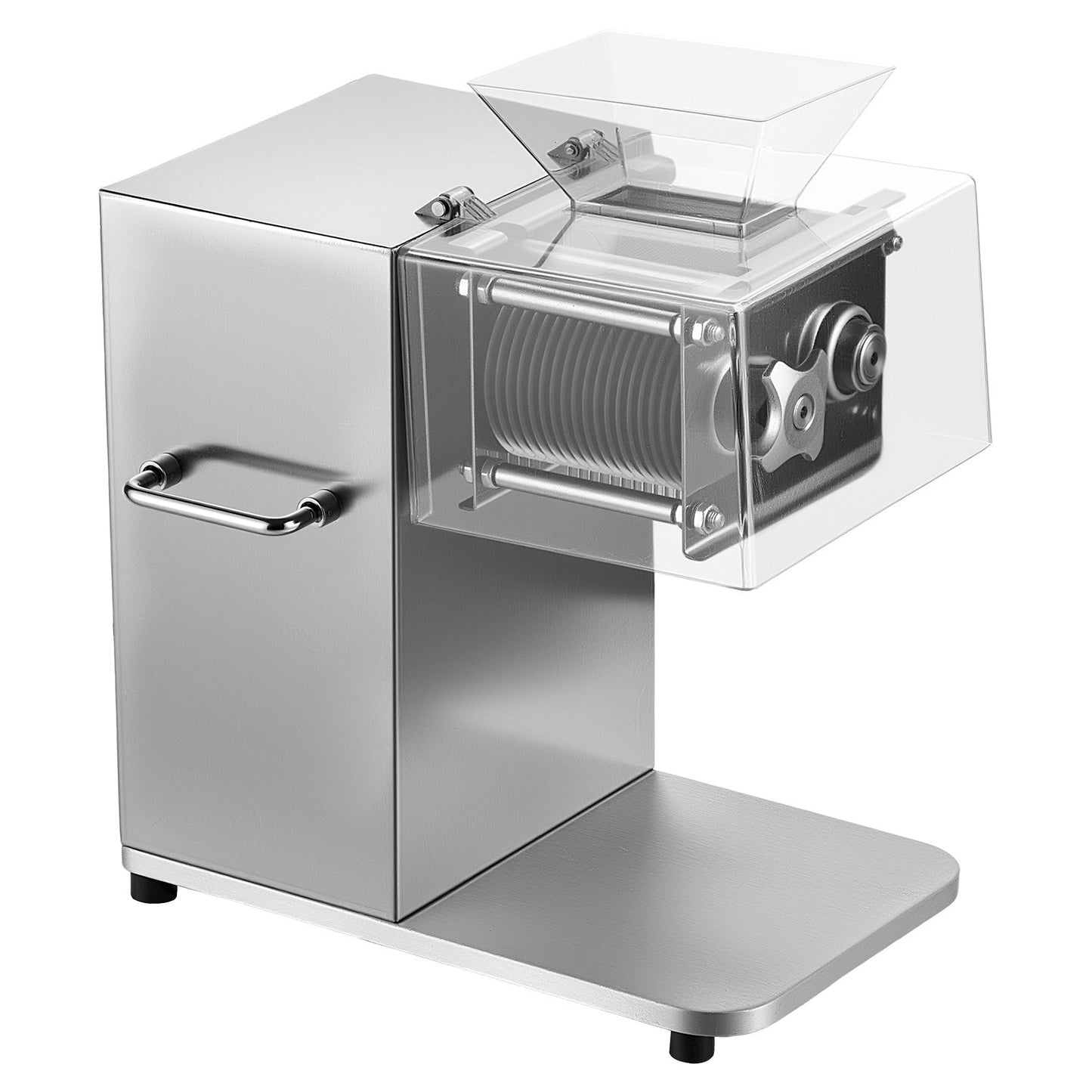 Meat Cutting Machine, 850W Commercial Slicer, 5mm Heavy Duty Stainless Steel Blade Shredder for Boneless Meat Soft Vegetables, Electric Food Slicers for Kitchen Restaurant Supermarket