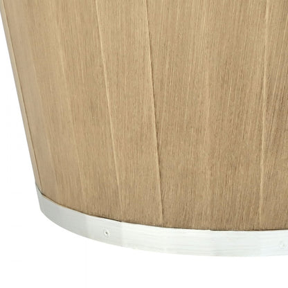 Resin Whiskey Barrel Planter Garden Flower Plant Pot 300 x 300 x 210 mm