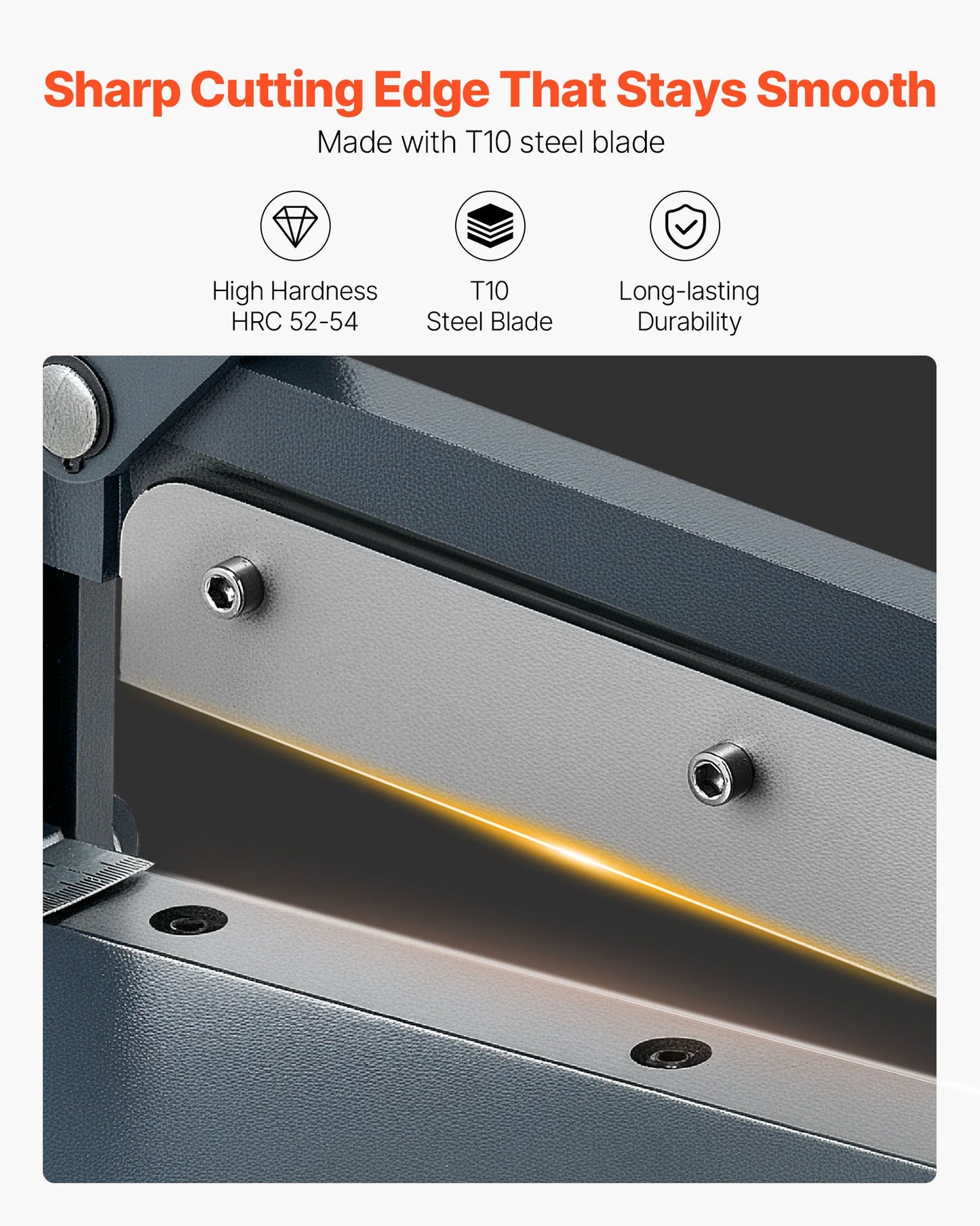 Guillotine Sheet Metal Shear, 305 mm Manual Hand Plate Shear, Heavy Duty Metal Plate Cutter Tool, with Solid Steel Frame, High Precision, for Cutting PCB Boards, Aluminum, Steel, Copper, Plastic
